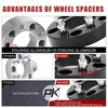 4 Pcs 5x5.5 to 5x4.5 Wheel Adapters Changes Bolt Pattern,