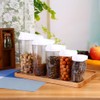 DMZK Pack of 5 Plastic Containers with Clear Food Blankets