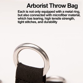 slow weight bag throw in rope bag tree climbing rigging equipment outdoor climbing tree arborist