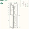 Hzuaneri Bathroom Storage Cabinet - Toilet Paper Storage Cabinet, Small