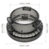 KtbeYTi 54 mm Coffee Replacement Funnel Plastic Coffee Dosing Ring