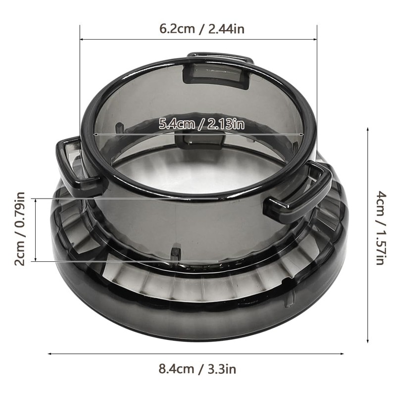 KtbeYTi 54 mm Coffee Replacement Funnel Plastic Coffee Dosing Ring