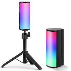 NEEWER Basic Magnetic Handheld Light Wand with Desk Tripod, 360° Full RGB Mini LED Video Tube Light Stick, 2500mAh Battery 2500-8500K Dimmable Lighting for Studio Camera Photography Recording, TL96RGB