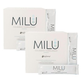 MILU  Kit 2 Colágenos Hidrolizados Marinos - Granulado  Suplementos Alimenticios Sin Saborizante - Sin Olor - Sin Azúcar  Piel, Cabello y Uñas  30... 