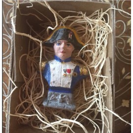 The Dresden Cottage New 3D Dresden Paper Ornament Napoleon Bonapart Bust Christmas Tree Decoration