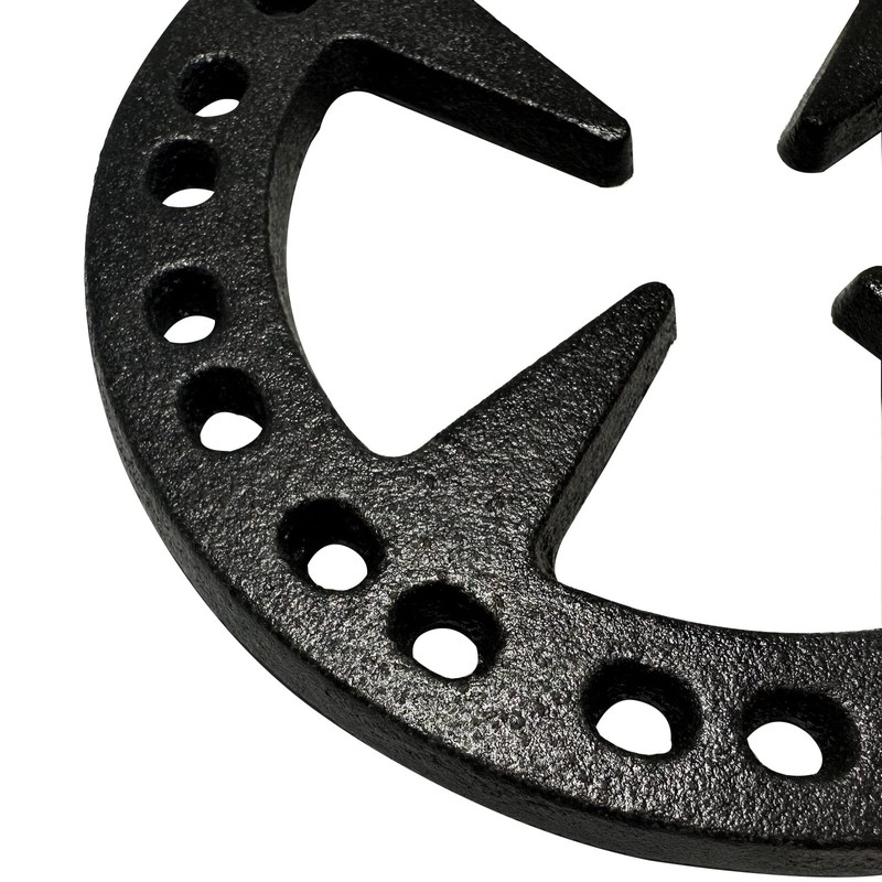 MENSI 5" Upgrade Design Casting Iron Gas Ring Reducer Flat