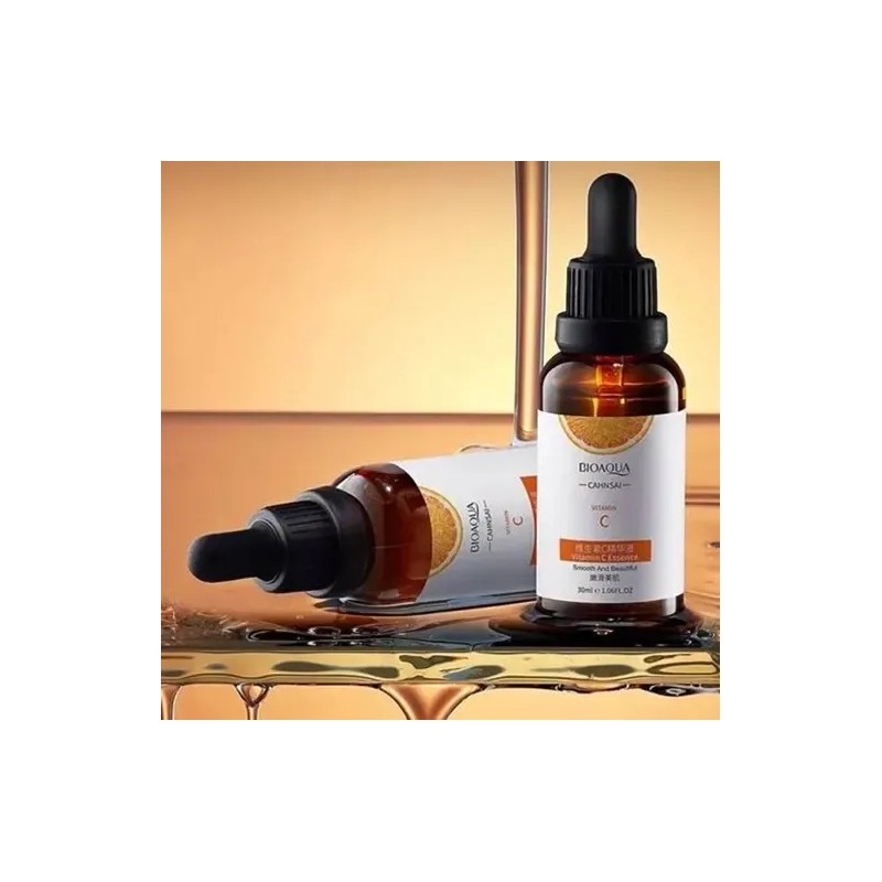 Sérum Bioaqua Con Vitamina C Que Aclara E Hidrata Las