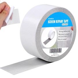 Screen Repair Kit for Windows or Doors, Screen Repair Tape, Screen Door Repair Kit, Window Screen Repair Kit, Screen Patch Repair Kit, Screen Tape(2”X 393.7”) Gray