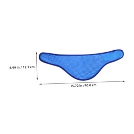 VICASKY 2pcs Adjustable Dog Cooling Bandanas Instant Ice Scarf for Summer Lightweight Comfortable Neck Wrap for Medium Breeds Neck Circumference for