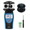 HoldPeak Handheld Cup Anemometer with Compass, 360° Wind Measuring Digital