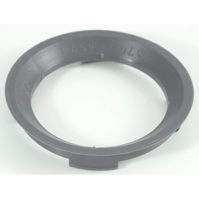 4x Centring Rings 70.4 x 57.1/70.4 to 57.1 Dark Grey