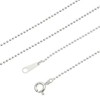 Sears 925 Ball Chain Necklace, Silver, Silver, No Gemstone