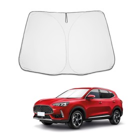 BIBIBO MG HS Windscreen Cover, Car Cover Compatible with MG HS/EHS EV/HS Plug-in Hybrid 2018-2024, Car Sun Protection for Windscreen Foldable, Sun Visor Against UV Rays