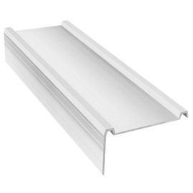 RecPro Trailer & RV 92" Aluminum Roof Trim | Mill Finish | 2.75" Wide | Can Be Painted | for Sealing and Weathering | Made in USA (2)