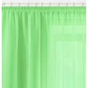 Megachest gathering tape voile curtain(Lime W 56" x L 81"