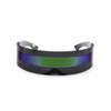 In Touch With Style Futuristic Shield Sunglasses Monoblock Cyclops 100%