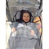 Playshoes Unisex Kinder Universal-Regen-Verdeck für Kinderwagen/Sportwagen 448966, 21 - transparent,