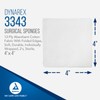 Dynarex Surgical Gauze Sponges - Absorbent Cotton Fabric with Folded