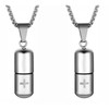 Felimoa 2 Piece Set of 2 Pill Case Necklace Airtight