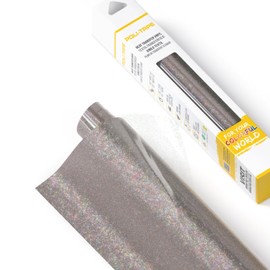 Poli-Flex® Pearl Glitter® - Glitter Film for Textiles - Flex Film with Glitter Effect for Iron-on, Plotter Film for DIY Shirts, Multicoloured, 30.5 cm x 61 cm