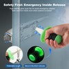 Walk-in Cooler Door Latch Kit,Frost-Resistant Fiberglass Interior Release Handle with
