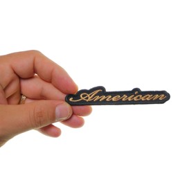 Patriotic American Saying Patches - Sew or Iron on to Clothing - Embroidered