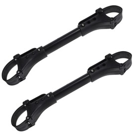 QOOWFEANIG 2Pcs Stroller Cart Connector Stroller for Twins Car Gadgets Universal Stroller Pushchair Connector Universal Stroller Connector Twin Stroller Connector Stroller Accessories Black