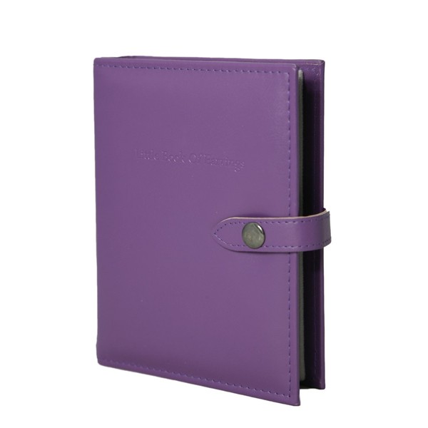 The Little Book of Earrings Purple A Book for keeping