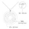 SOFIA MILANI - Women's Necklace 925 Silver - Ornamental Pendant
