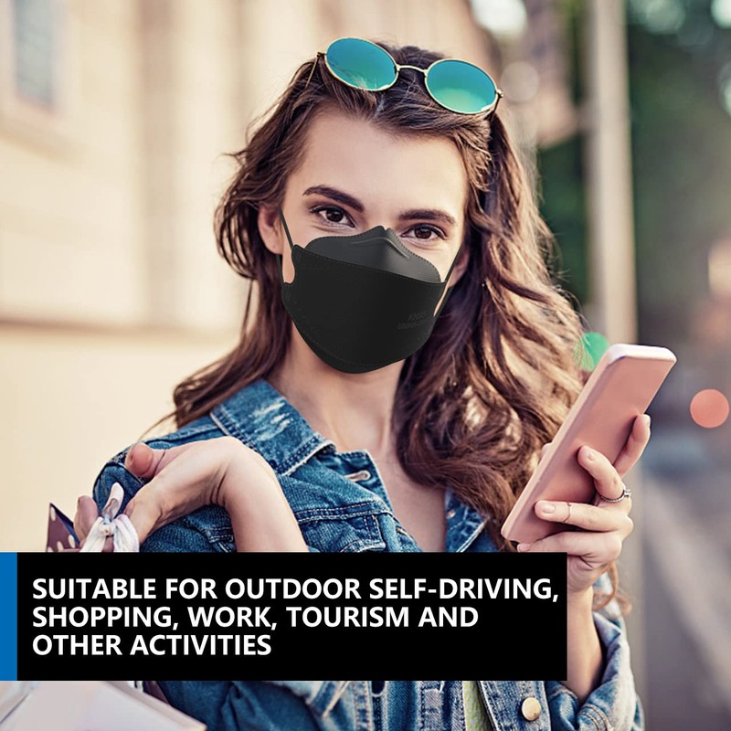 KIMARS KN95 Face Masks 50 Pack, Breathable Comfortable and Disposable