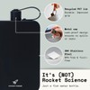 Rocket Scienz Botella plana de agua | Acero inoxidable 17