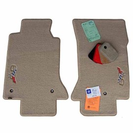 in Stock Corvette C5 Shale 50th Anniversary Floor Mats 2003 High-End