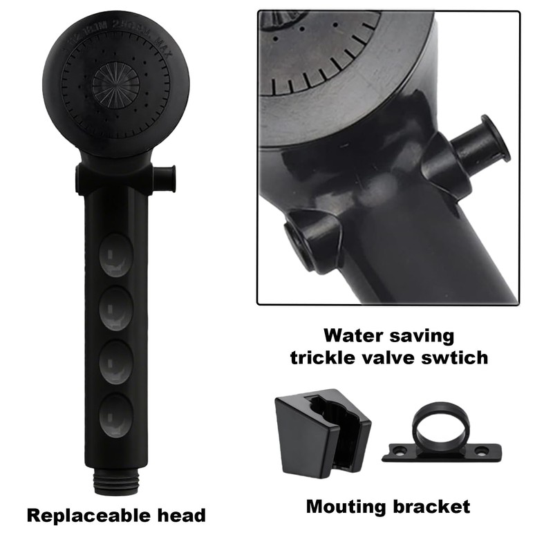 RV Shower Faucet with Handheld Shower Head and Hose Diverter