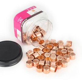 Pro 50 Pack EFIELD 1/2-inch Solder Copper Pipe End Cap (Plug), LF Copper Plumbing Fittings with Sweat Solder Connection
