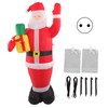 Inflatable Christmas Old Man Model with Gift Bag in Hand