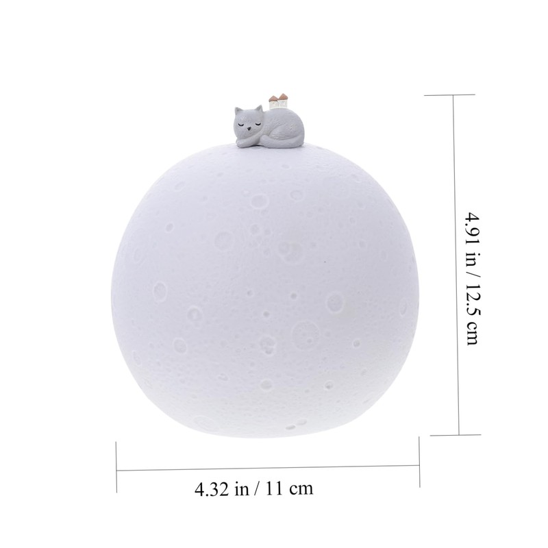 Levemolo 7 Changing Moon Lamp Night Light Small Night Lamp