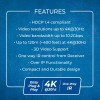 OREI 4K@30hz HDMI™ Extender (Over IP, IR) - 400ft (Cat6)