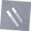 FOMIYES 2pcs Nail Art Tool Crystal Glass Nail Files Board