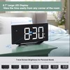 Digital Clock Large Display for Bedrooms, 8.7" LED Dual Alarm