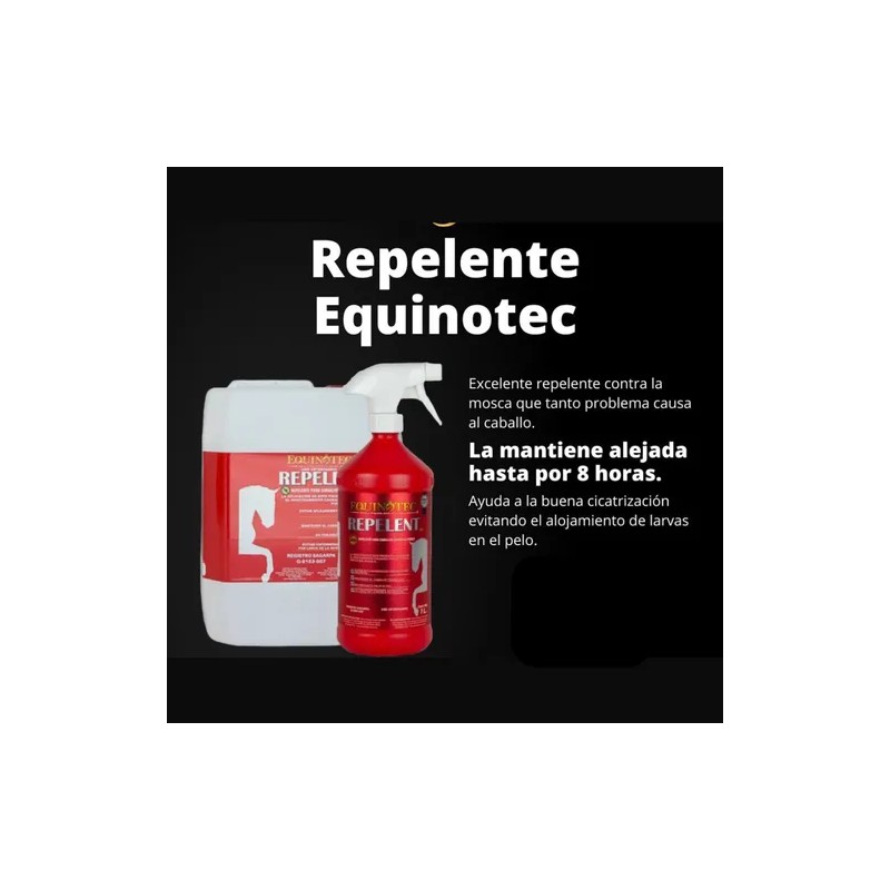 Repelente Contra Moscas Y Sunshine Desenredante Equinotec 1l