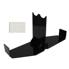 Lightsaber Display Stand Acrylic Desktop Lightsaber Display Holder Rack Wand Stand Dagger Dispaly Stand with Anti Slip Pad Black