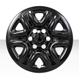 Set of 4 18" 6 Spoke Snap-On Wheel Skins for Toyota Tundra SR 2022-2025 - Gloss Black