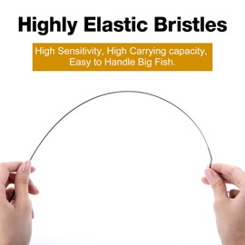 Goture Compact Telescopic Mini Pocket Fishing Rods, Bamboo Ultra Lightweight High Strength, River Dike Fishing Rods Fit for Beginners, 9FT Brown