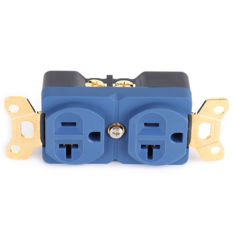 Monosaudio Duplex Receptacle AC Pure Copper Duplex 24K Golded Plated