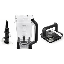 Replacement Pitcher, Lid and Blade - Includes Large Pitcher, lid and Stainless Steel Extraction Blade -Comaptible with Ninja Blenders BL770 BL771 BL773 BL660 BL740 BL780