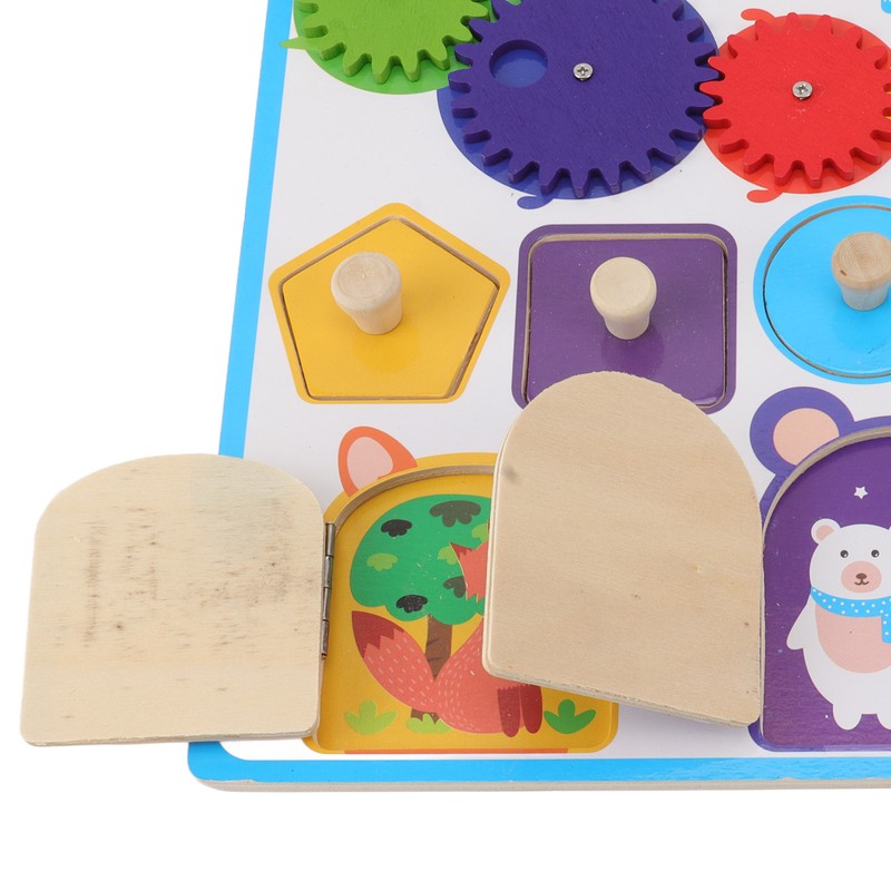 Sensory Board Alarm Clock Educational Wooden Sensory Activity Board Autism