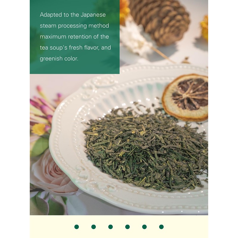 GLDNT Organic Sencha Tea, Shade Grown Gyokuro Green Tea Loose