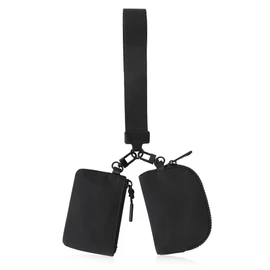 Oyachic Purse Wristlet Wallets Small Purse Dual Pouch Coin Purse Women's Purse Coin Bag with Zip Wallet, black, purse