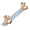 Aqbau Mounting Unit, Mounting Plate, Wall Plate for Bathroom Taps,