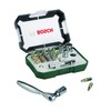Bosch 26pc. Screwdriver Bit and Ratchet Set (PH-, PZ-, Hex-,